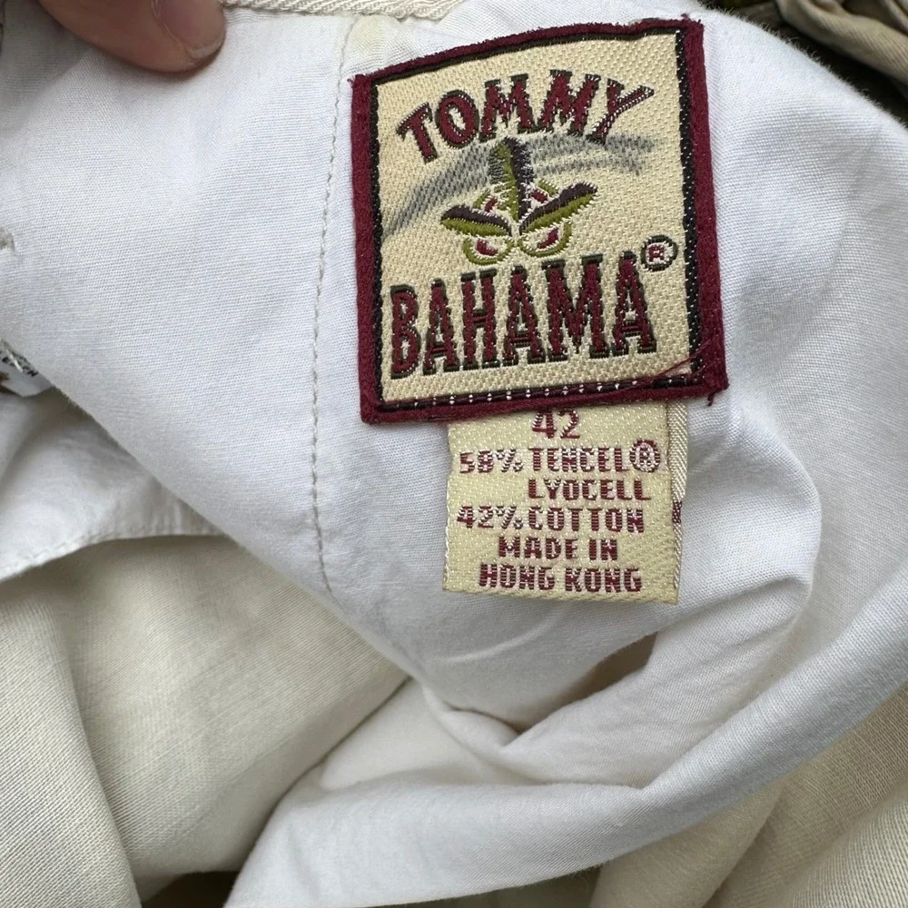 Tommy Bahama Relaxed Fit Pleated Front Tencel‎ Cotton Blend Pants Size 42